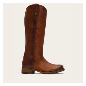 “Melissa Button Lug Tall” Frye boots